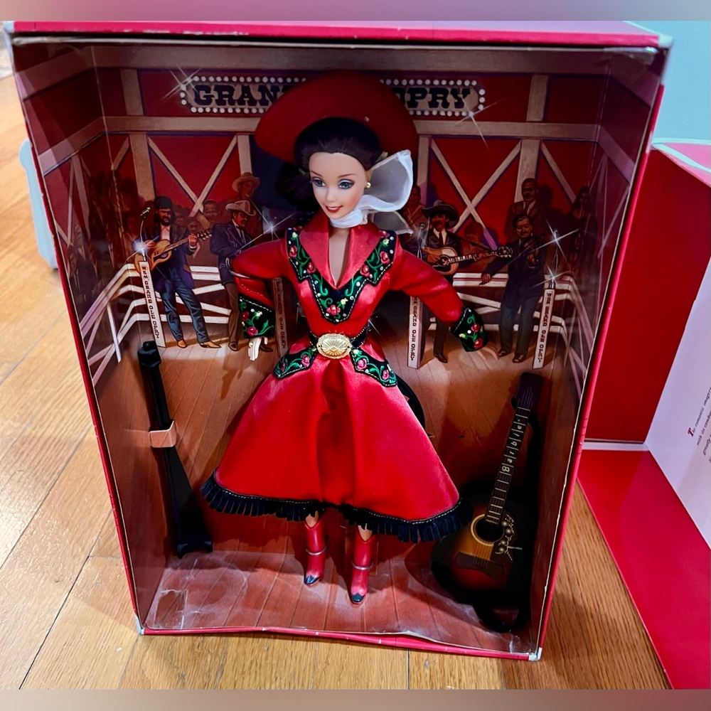 Barbie Doll Grand Ole Opry Country Guitar Rose Barbie Collector Edition New